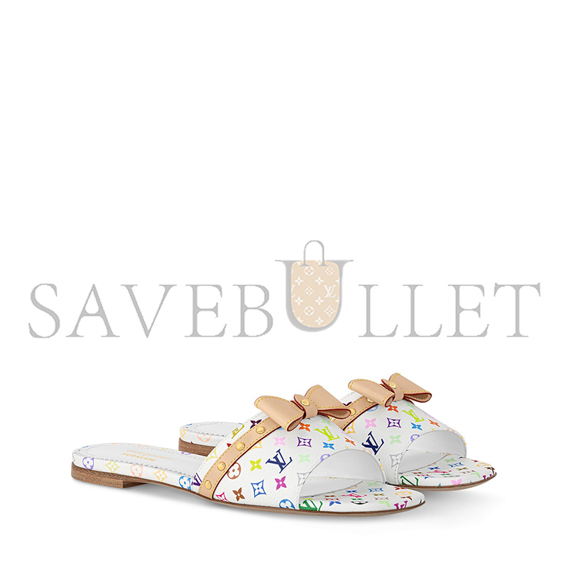 LOUIS VUITTON MURAKAM LV X TM 6AM FLAT MULE 1AGZUV